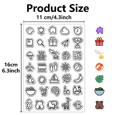 Custom PVC Plastic Clear Stamps DIY-WH0439-0261-1