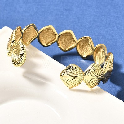 Brass Cuff Bangles for Women BJEW-U018-03G-1