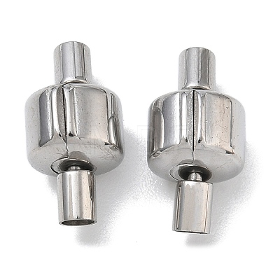 304 Stainless Steel European Clasps with Cord Ends SA-CBABC0F-06P-1