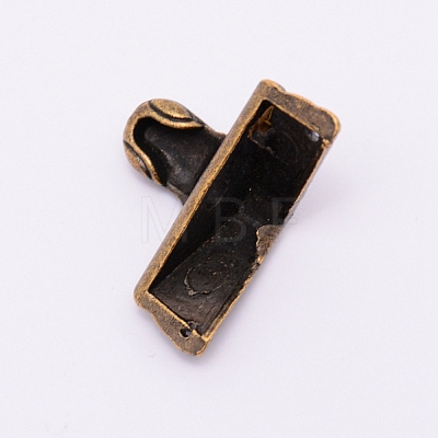 Zinc Alloy Box Corner Protectors PALLOY-WH0070-91AB-1