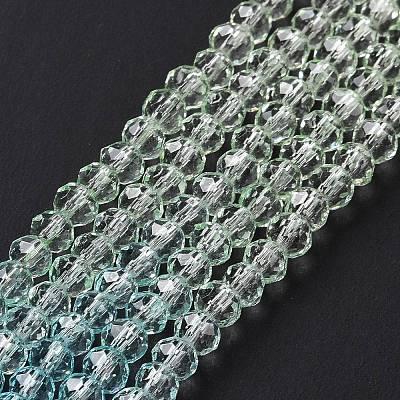 Transparent Glass Beads Strands GLAA-L045-01B-05-1