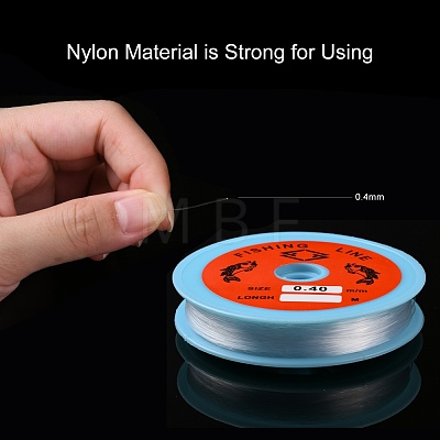 Transparent Fishing Thread Nylon Wire EC-L001-0.4mm-01-1