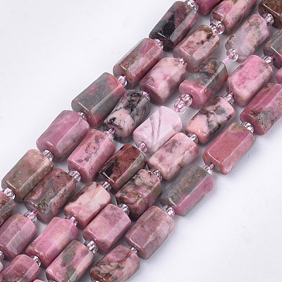 Natural Rhodonite Beads Strands G-S345-8x11-017-1