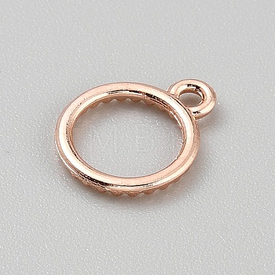 Alloy Open Back Bezel Pendants FIND-WH0152-473O-RG-1