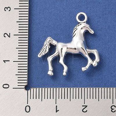 Tibetan Style Alloy Horse Pendants X-TIBEP-Q043-252-RS-1