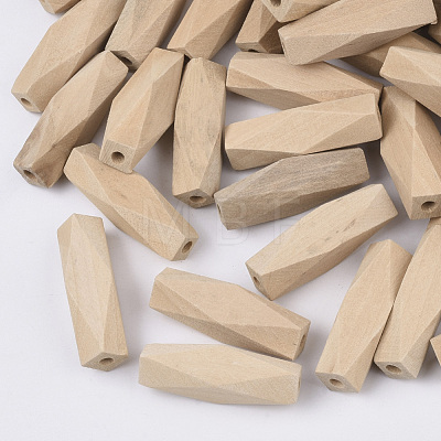 Natural Wood Beads WOOD-Q039-05I-1