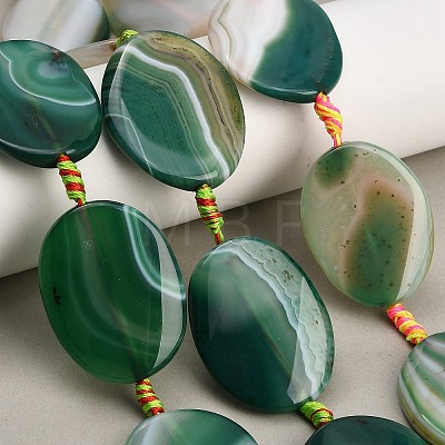 Natural Banded Agate Beads Strands GG-CBAE0EB-05-1