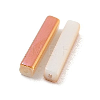 Electroplate Glass Beads GLAA-D024-01I-1