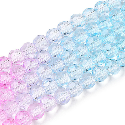 Transparent Glass Beads Strands LS-X1-GLAA-E036-07S-1
