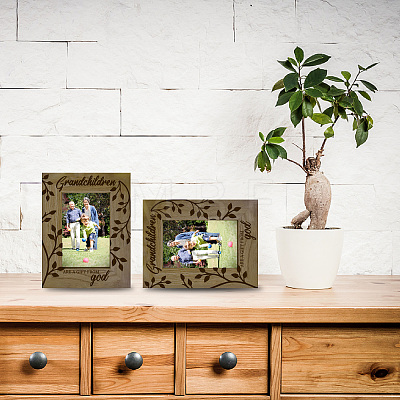 Natural Wood Photo Frames AJEW-WH0292-066-1