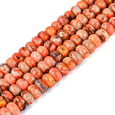 Dyed Synthetic Imperial Jasper Beads Strands G-Q606-99A-05-1