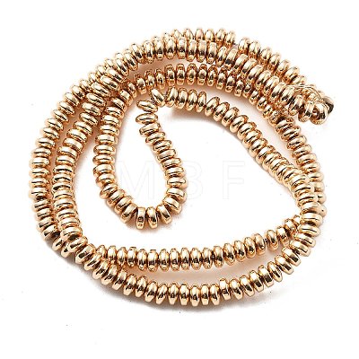 Electroplated Synthetic Non-magnetic Hematite Beads Strands G-M095-C01-05KCG-1