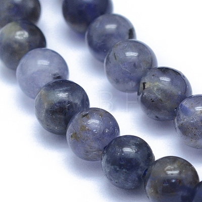 Natural Iolite/Cordierite/Dichroite Beads Strands G-L552H-11A-1