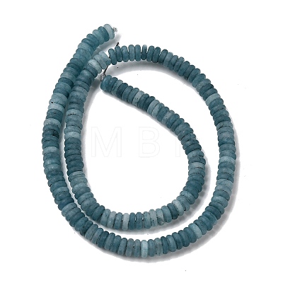 Frosted Dyed Natural White Jade Beads Strands G-K389-C43-01A-01-1