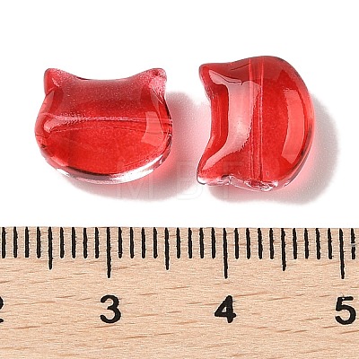 Transparent Spray Paint Glass Beads GLAA-Z011-03C-1