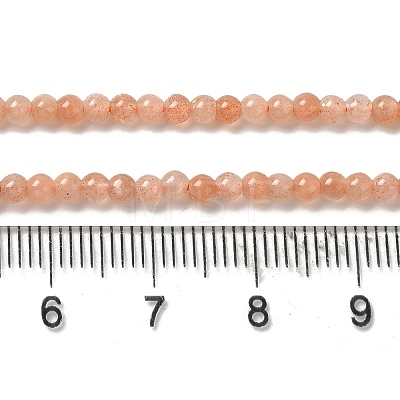 Natural Sunstone Beads Strands G-B090-A05-03-1