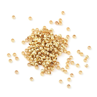 Brass Crimp Beads KK-N254-42A-G-1