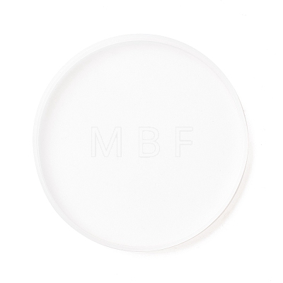 DIY Flat Round Cup Mat Silicone Molds X-DIY-E036-02-1