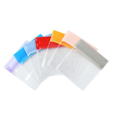 35Pcs 7 Colors Transparent EVA Packaging Resealable Bags ABAG-TA0002-29B-1