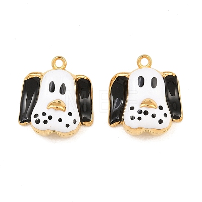 304 Stainless Steel Enamel Pendants SA-CBA033B-01G-01-1