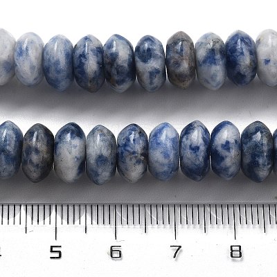 Natural Blue Spot Jasper Beads Strands G-P559-A15-02-1