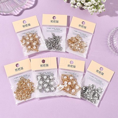 SHEGRACE Brass Pave Clear Cubic Zirconia Charms XGRQ4D438-658G-1