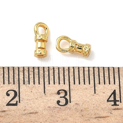 Brass Cord Ends KK-P342-05G-1