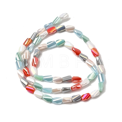 Electroplate Glass Beads EGLA-D300-01A-04-1