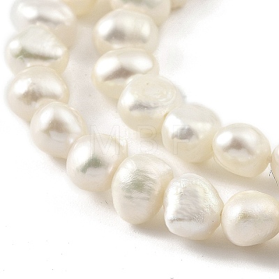 Natural Cultured Freshwater Pearl Beads Strands PEAR-A006-07E-1