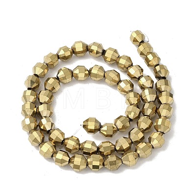 Electroplated Synthetic Non-magnetic Hematite Beads Strands G-I364-L01-01-1