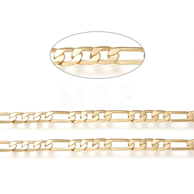 3.28 Feet Brass Curb Chains X-CHC-K010-04G-1