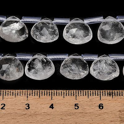 Natural Quartz Crystal Beads Strands G-C292-A03-01-1