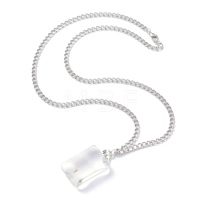 Dandelion Seed Wish Necklace for Teen Girl Women Gift NJEW-Z014-07P-1
