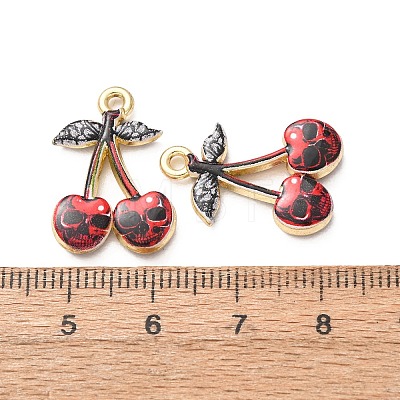 Printed Alloy Pendants AL-CBA7256-28G-03-1