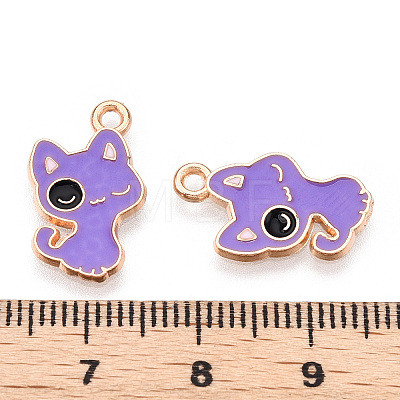 Alloy Enamel Pendants ENAM-CJC0018-01A-1