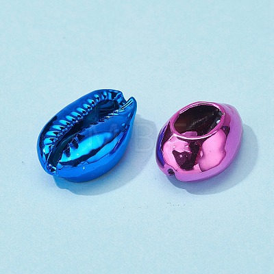 30Pcs Electroplated Sea Shell Beads SSHEL-FS0001-01-1