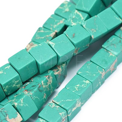 Synthetic Imperial Jasper Beads Strands G-F636-01A-1