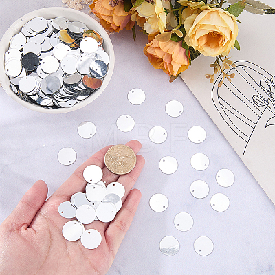80G Plastic Paillette Pendants FIND-SC0023-18B-1