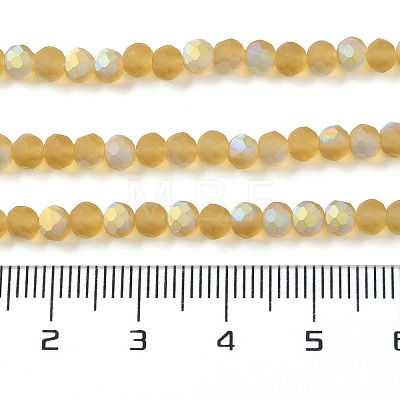 Transparent Glass Beads Strands EGLA-A044-T4mm-MB04-1