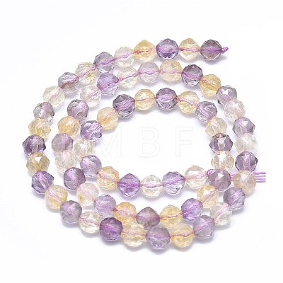Natural Ametrine Beads Strands G-F715-013-1