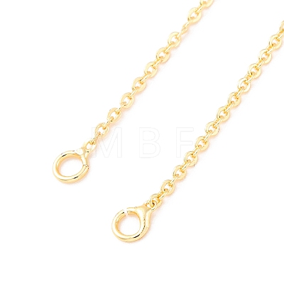 Brass Cable Chain Necklace Making X-NJEW-D302-78G-1