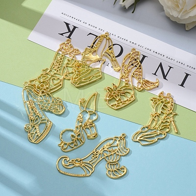 Zinc Alloy Open Back Bezel Pendants PALLOY-CJ0001-116-1