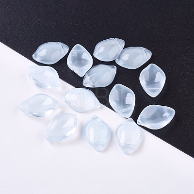Imitation Jade Glass Pendants GLAA-L027-F03-1