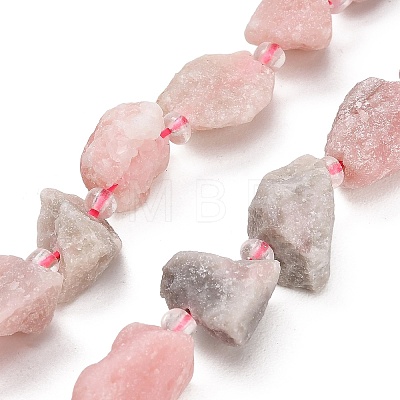 Natural Pink Tourmaline Beads Strands GG-CBA0B77-A12-03-1