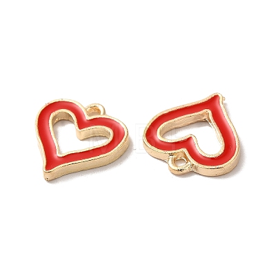 Alloy Enamel Charms ENAM-Q448-08LG-1