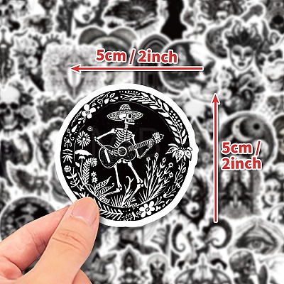 Skull Stickers Self-Adhesive Stickers PW-WG34255-01-1