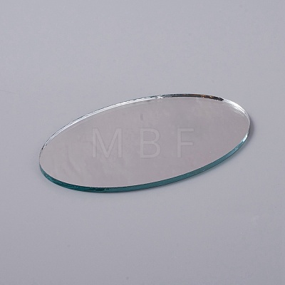 Oval Glass Mirror GLAA-WH0031-33-1