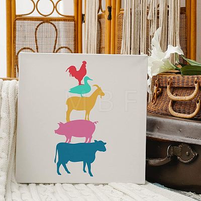 Large Plastic Reusable Drawing Painting Stencils Templates DIY-WH0202-150-1