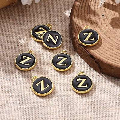 Golden Plated Alloy Charms X-ENAM-S118-02Z-1