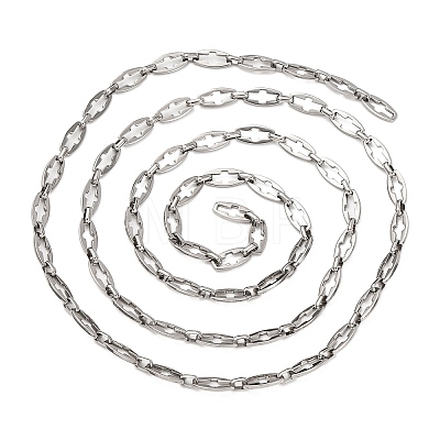 304 Stainless Steel Hollow Cross Link Chains CHS-S012-23P-1